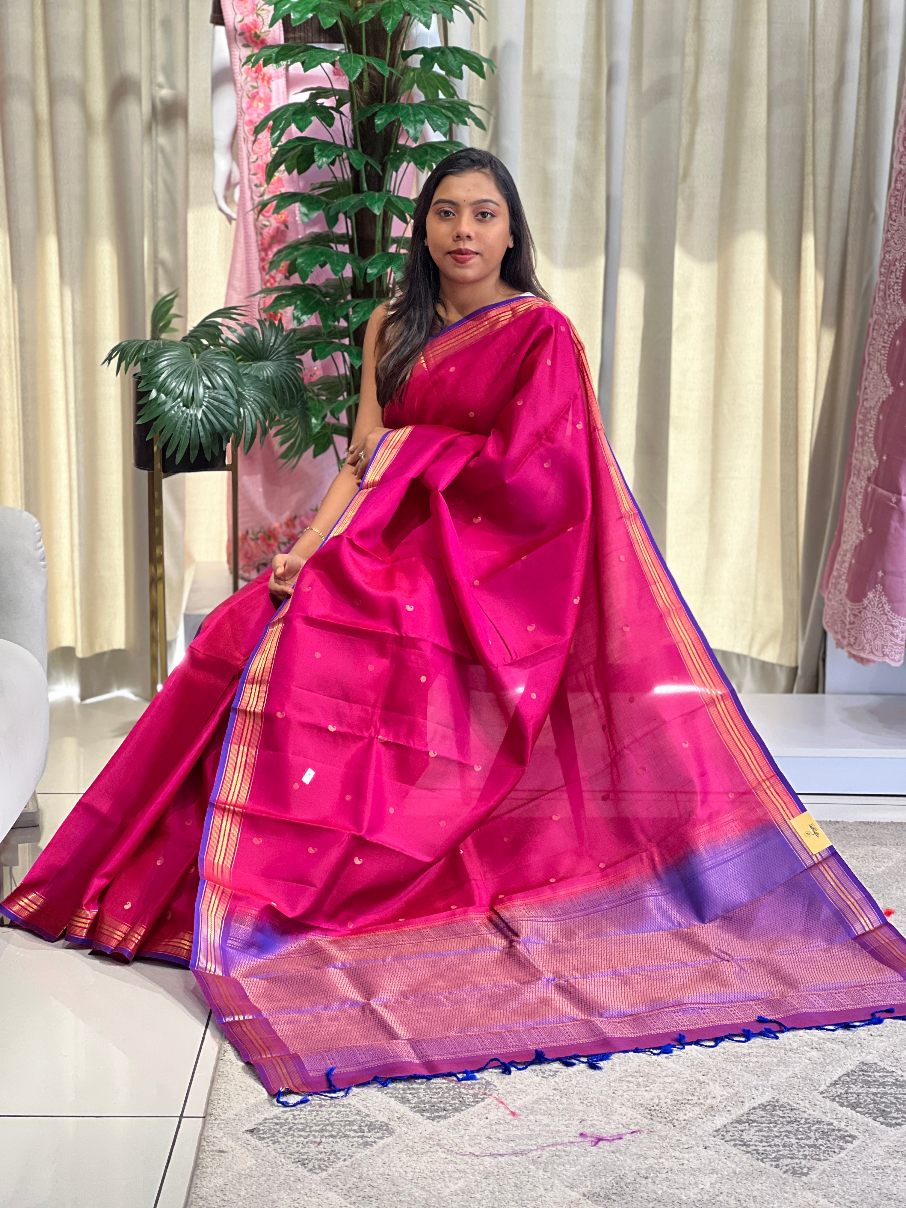 Traditional Handwoven Soft Silk Saree | TT298