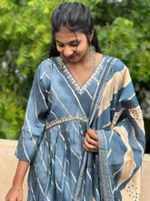 Alia Cut Pattern Muslin  Kurta Set | FW147
