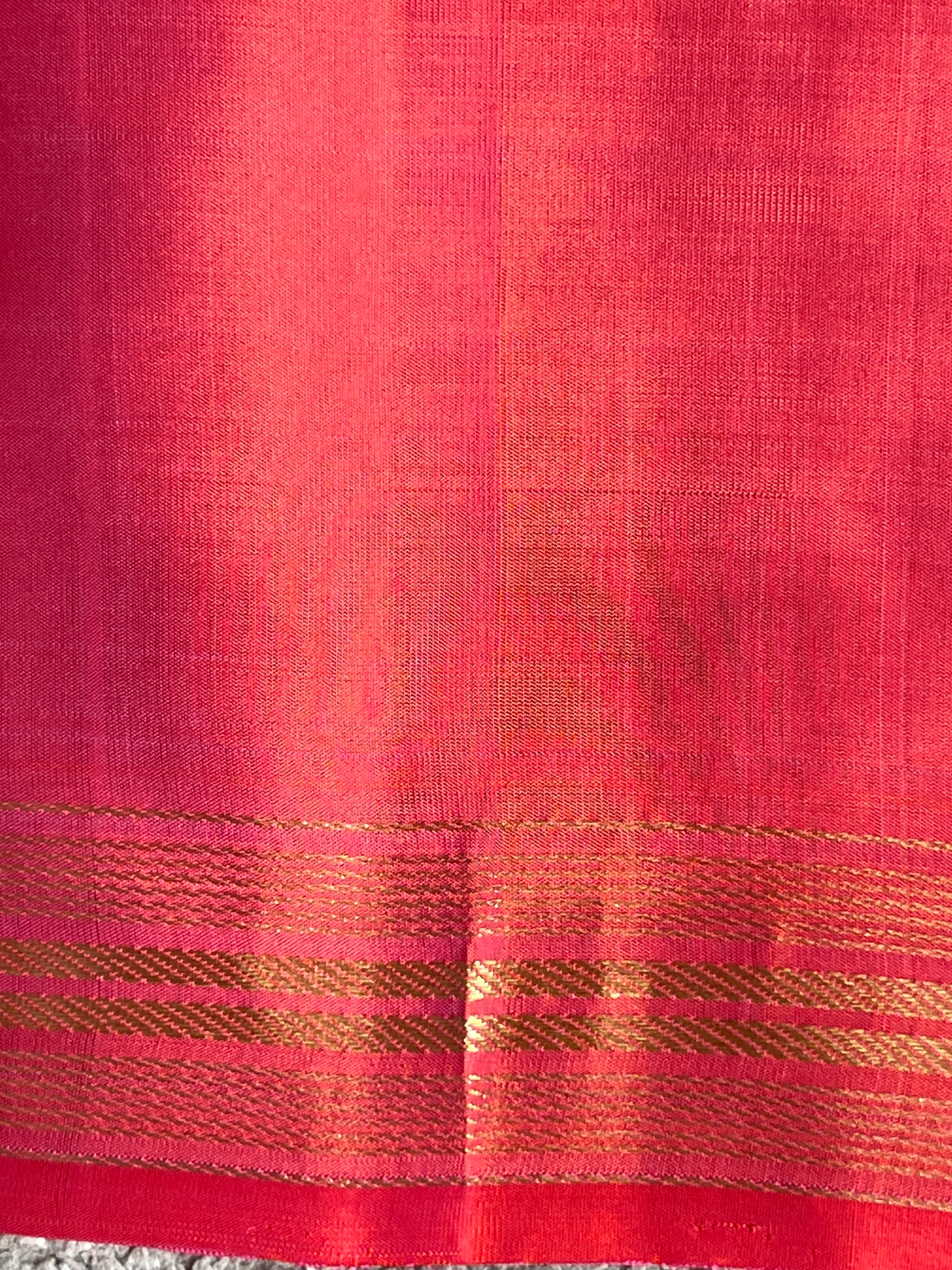 Traditional Handwoven Soft Silk Saree | TT297