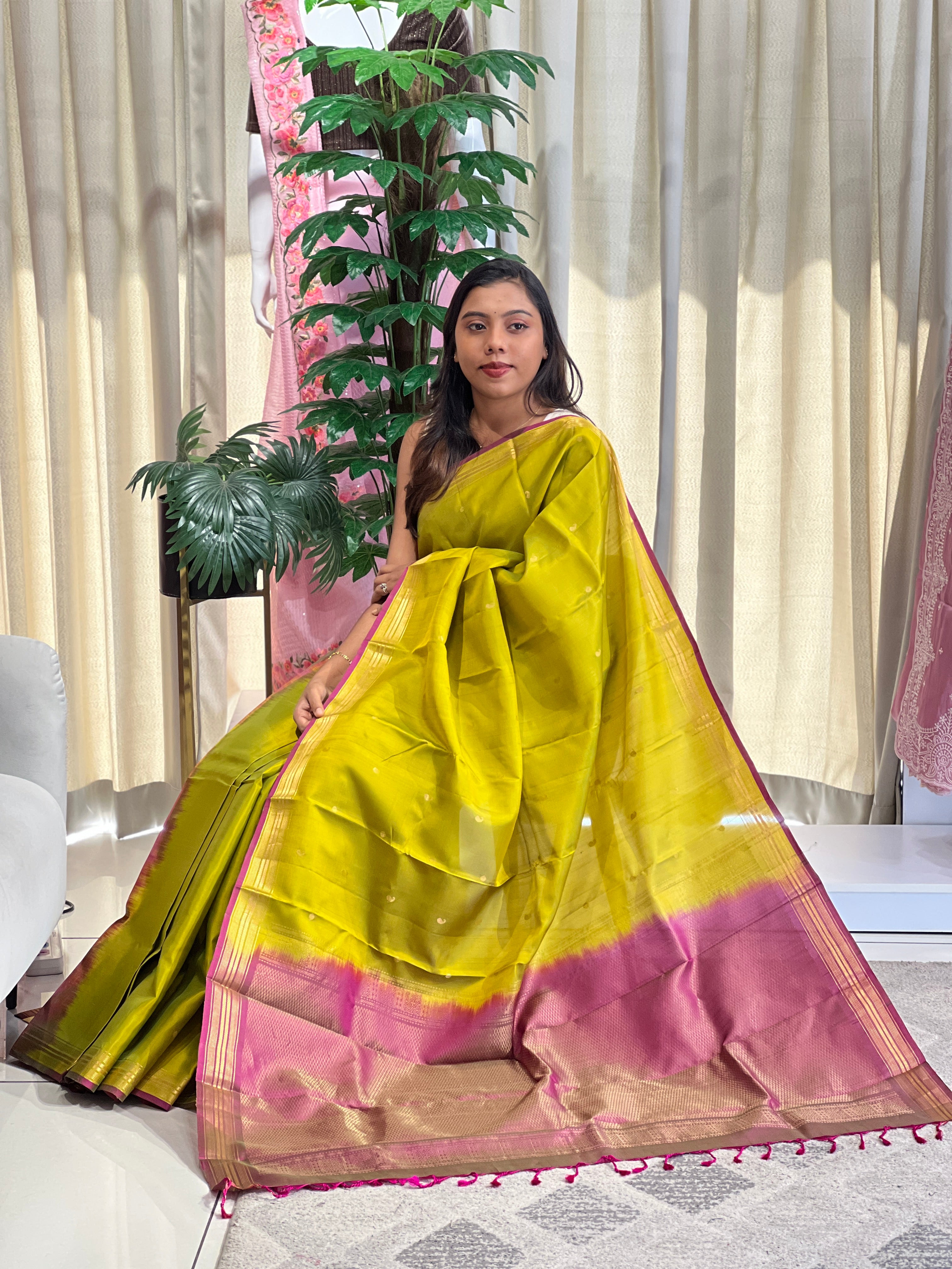 Traditional Handwoven Soft Silk Saree | TT299