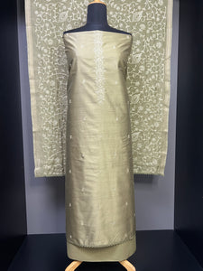 Embroidery Semi Tussar Salwar Set | SW2056
