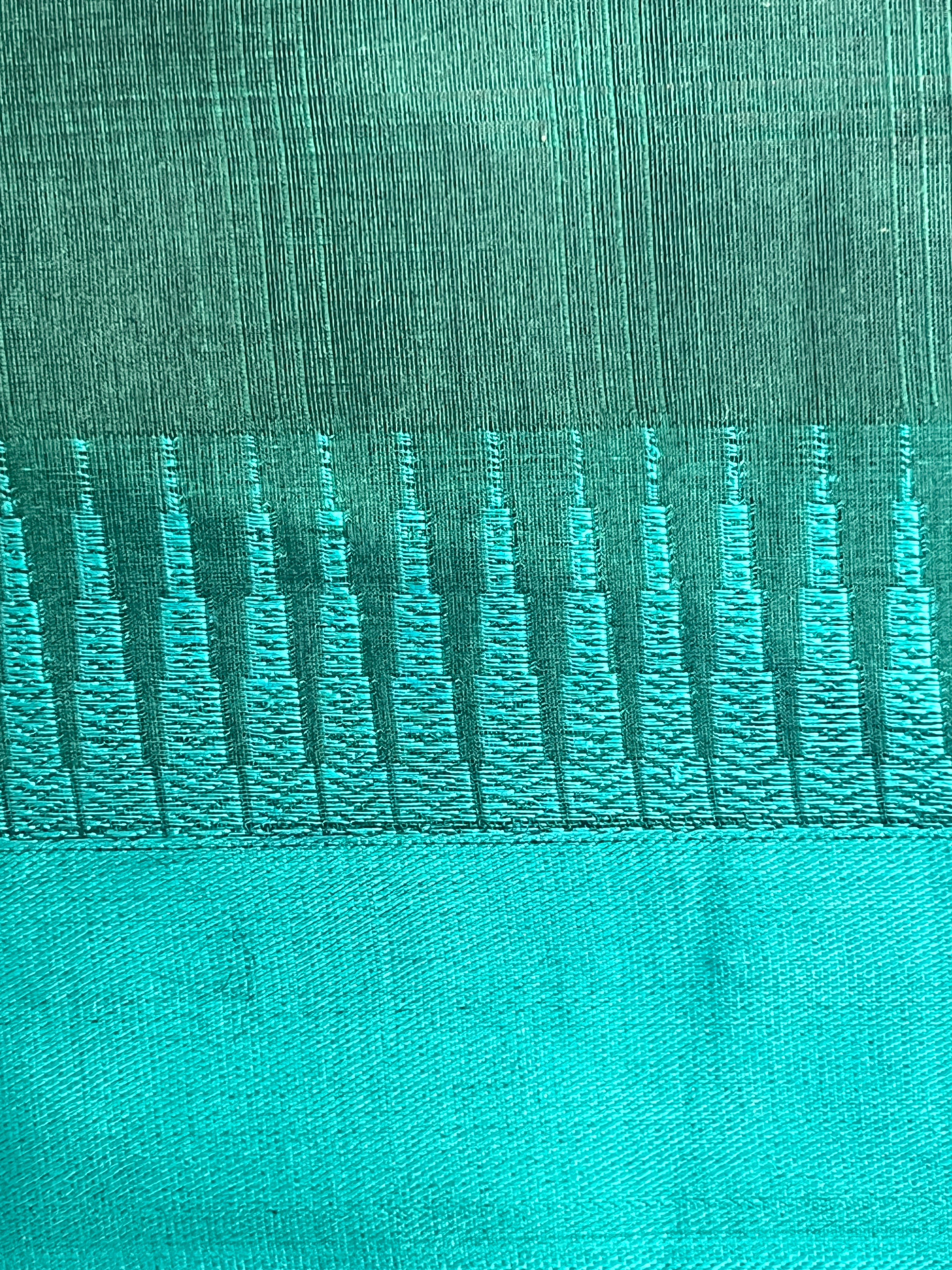 Kattam Patterned Chanderi Finished Saree | PST124