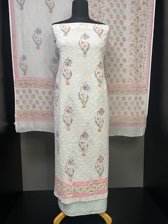 Block Printed Cotton Salwar Set |  SW2101