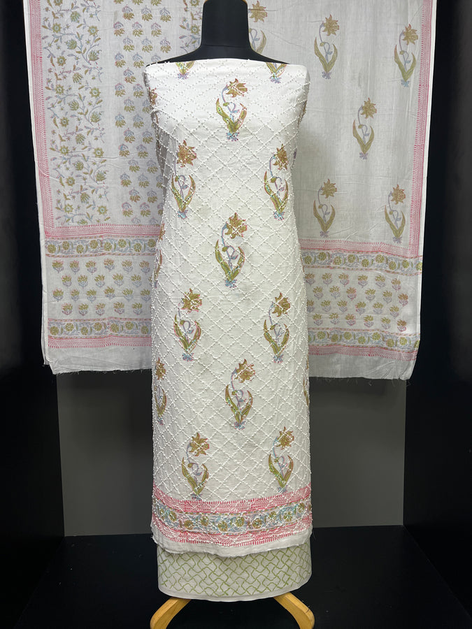 Block Printed Cotton Salwar Set | SW2099