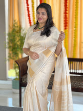Zari Weaving Temple Border Detailed Semi Silk Saree | HT202