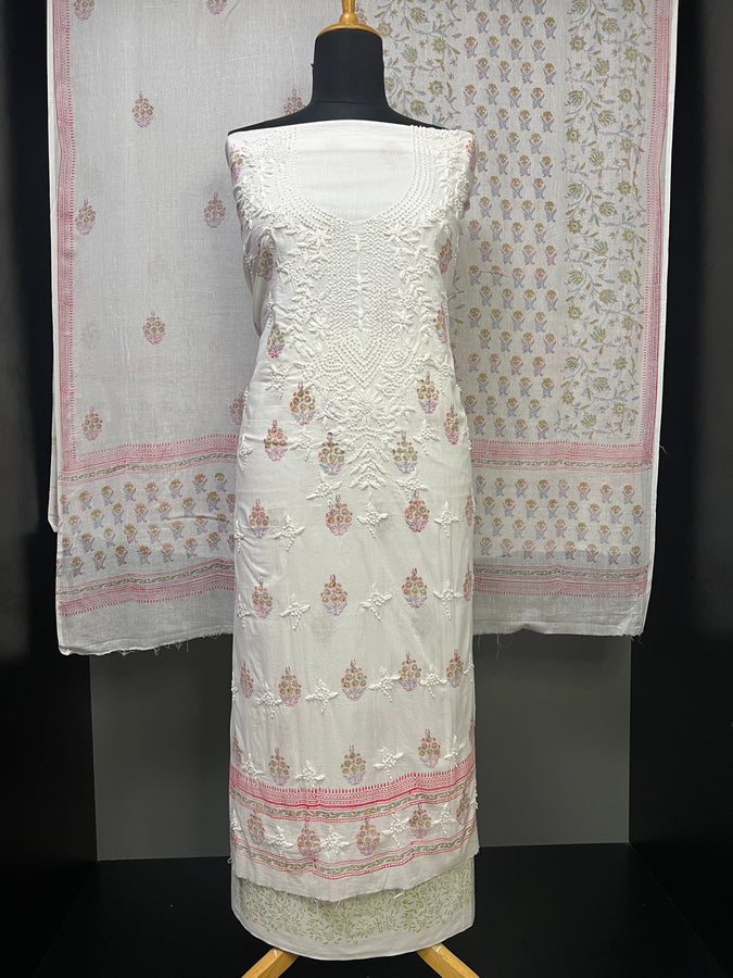 Block Printed Cotton Salwar Set | SW2087