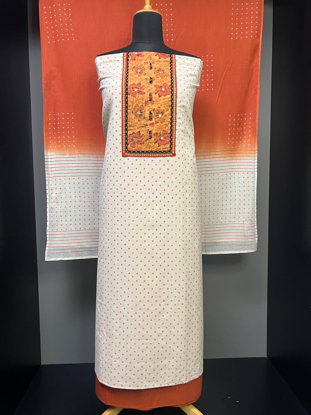 Printed Cotton Salwar Set | DE188