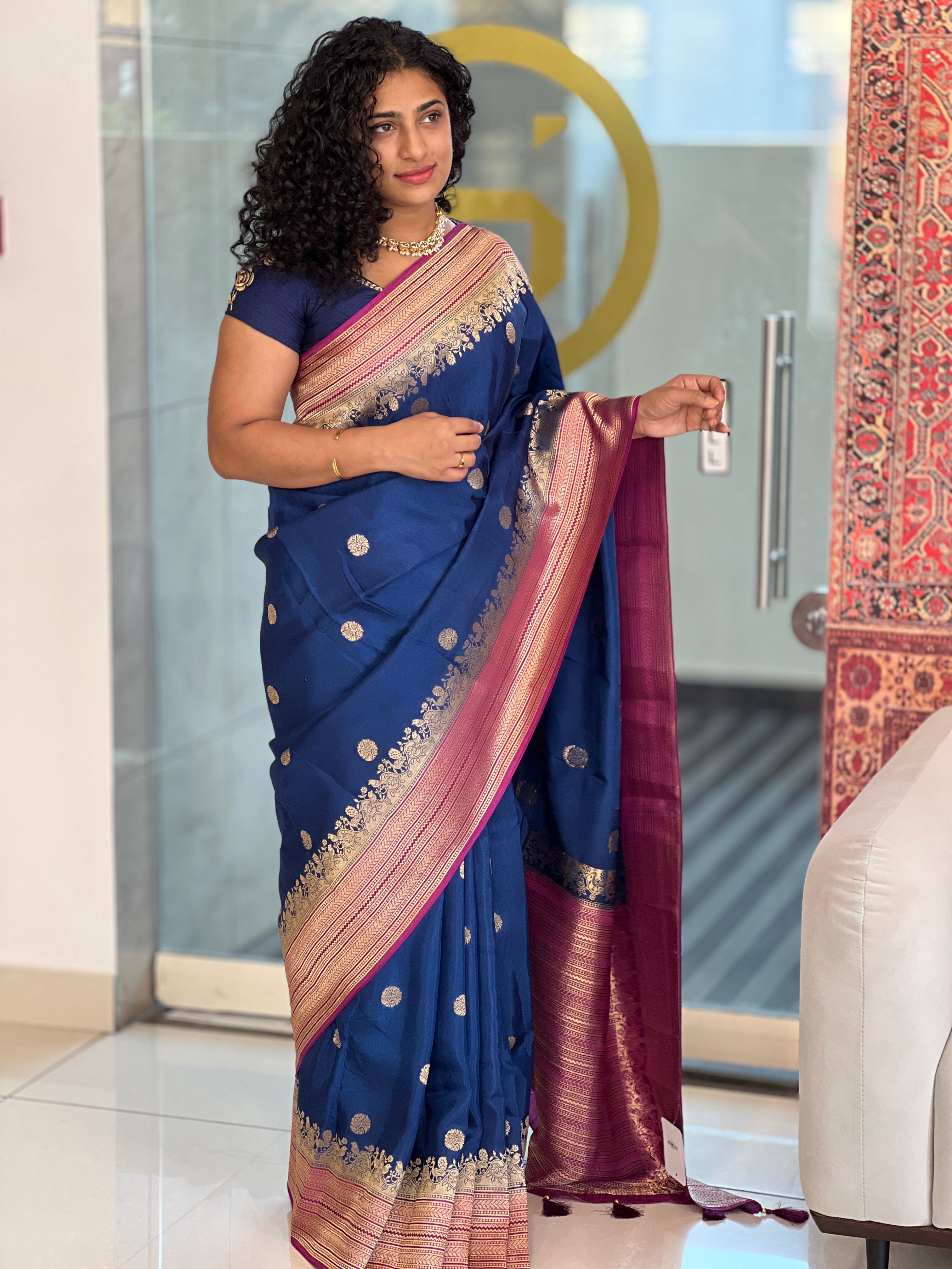 Banarasi Weaved Semi Tussar Saree | NN195