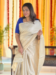 Zari Woven Desi Tussar Saree | FC175