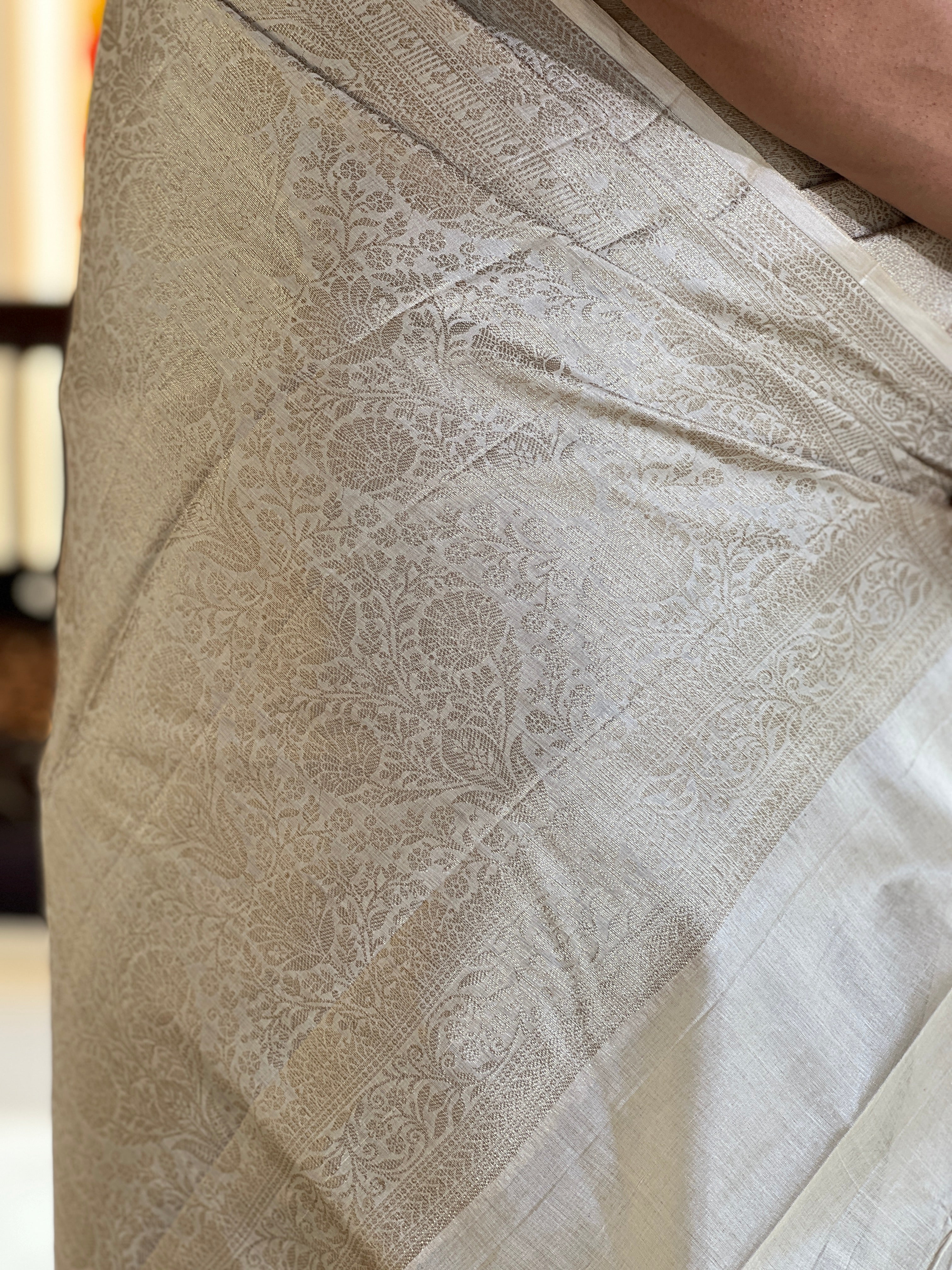 Zari Woven Desi Tussar Saree | FC175