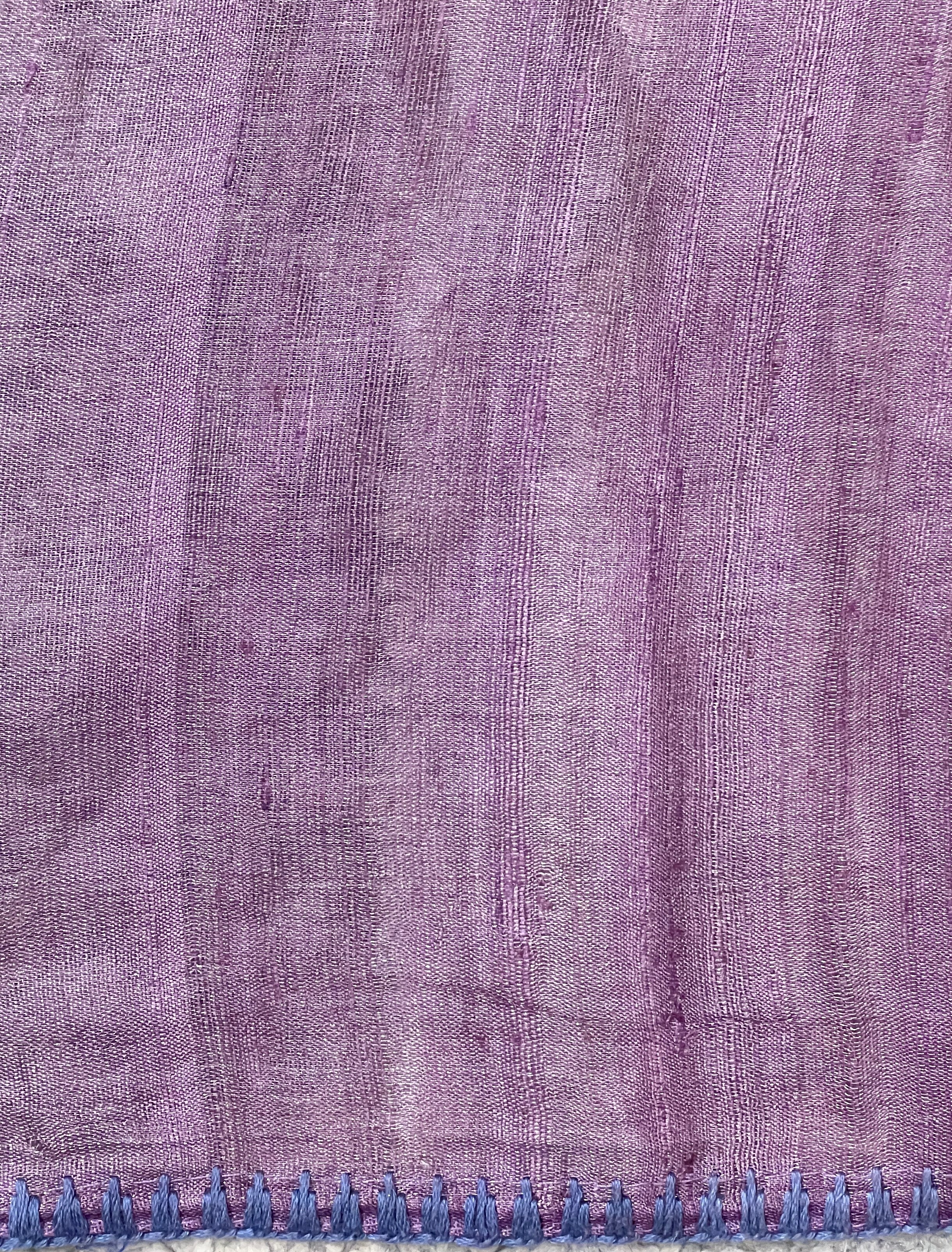 Cross Stitch Embroidered Crushed Shimmer Organza Saree | RGD986R