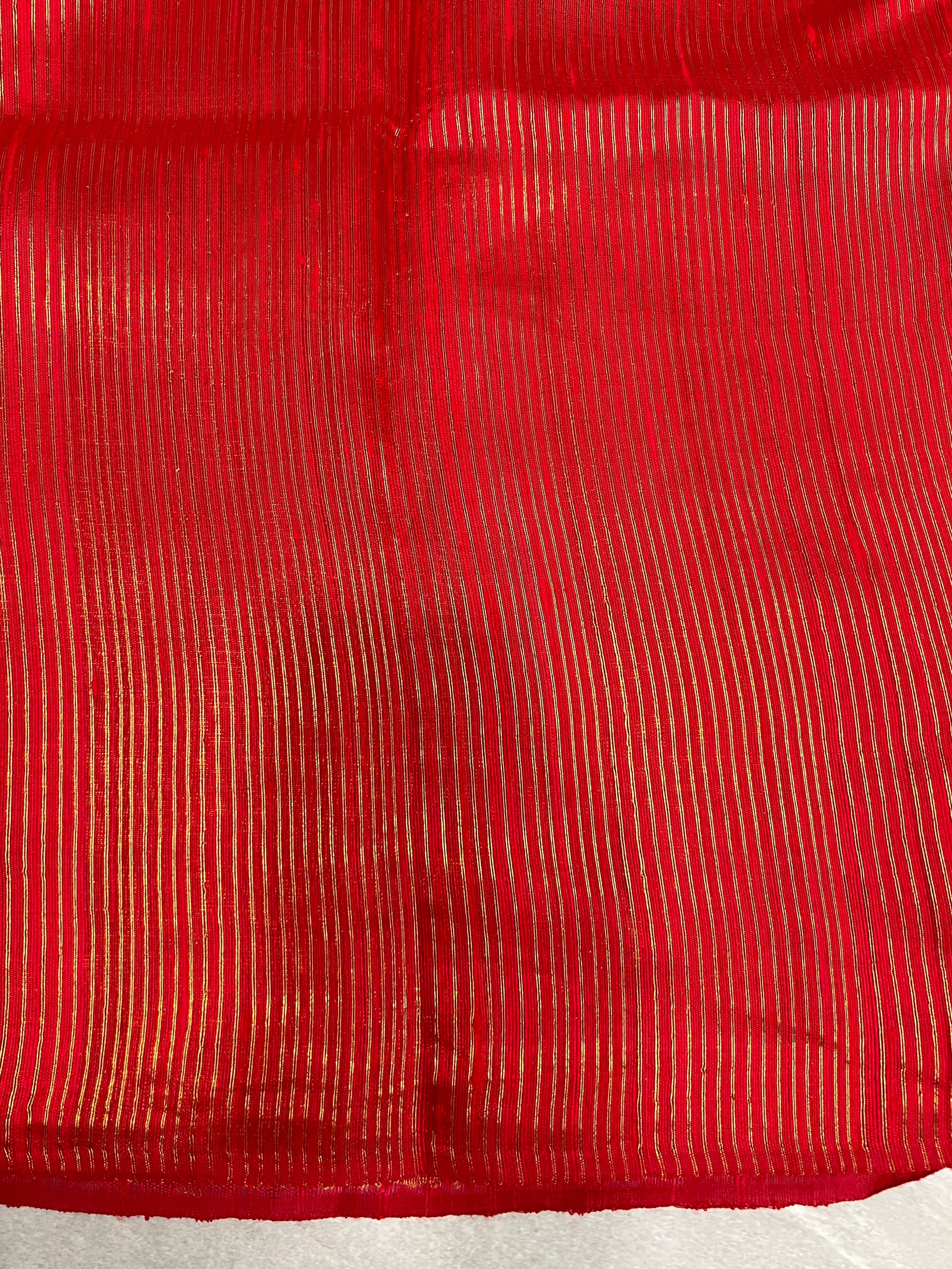 Zari Woven Raw Silk Saree | HS1256