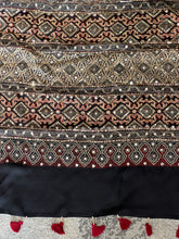 Ajrak Patterned Pure Modal Silk Saree |  KSD241