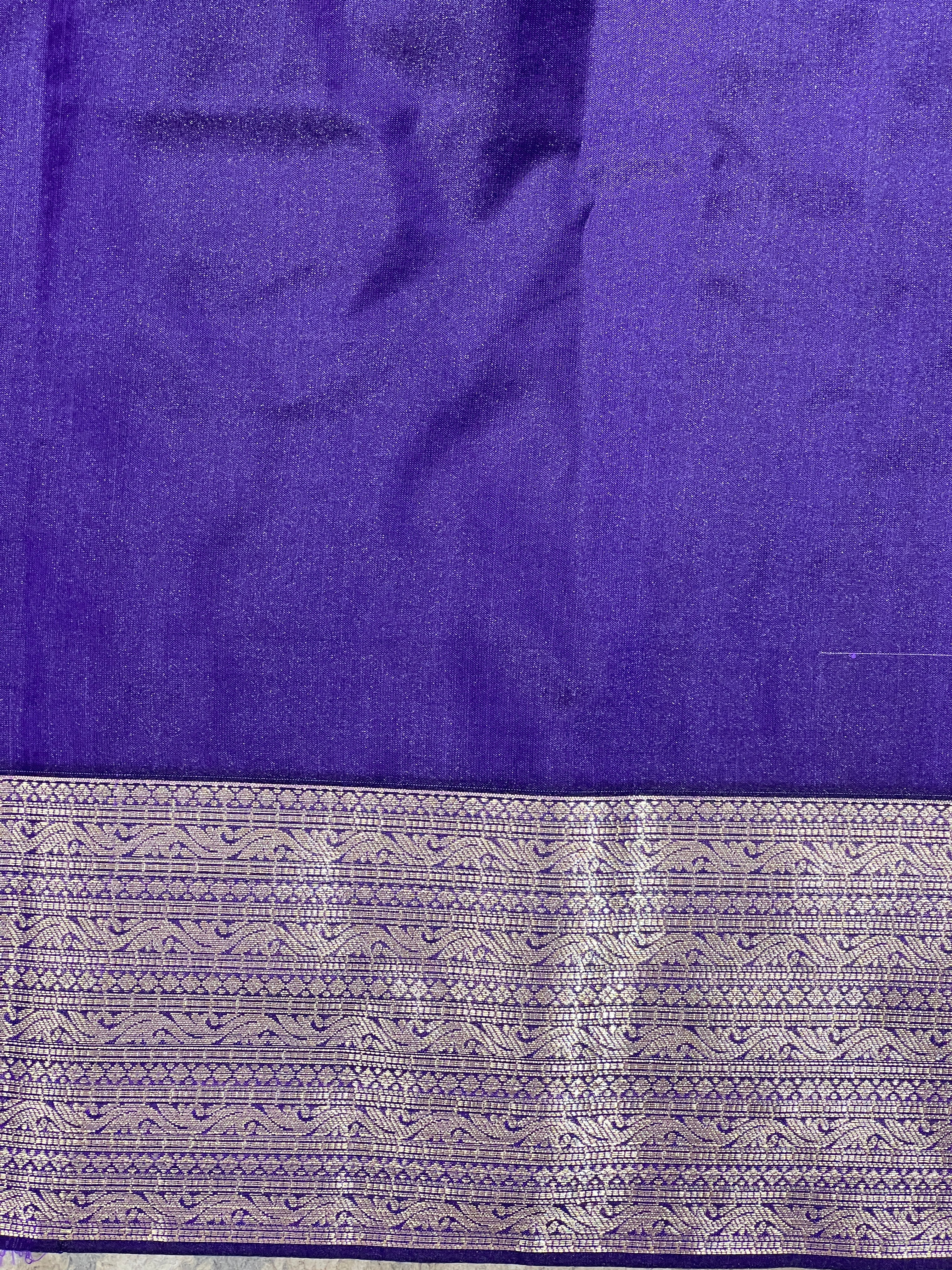 Contrast Border Pattern Semi Silk Saree | TR165