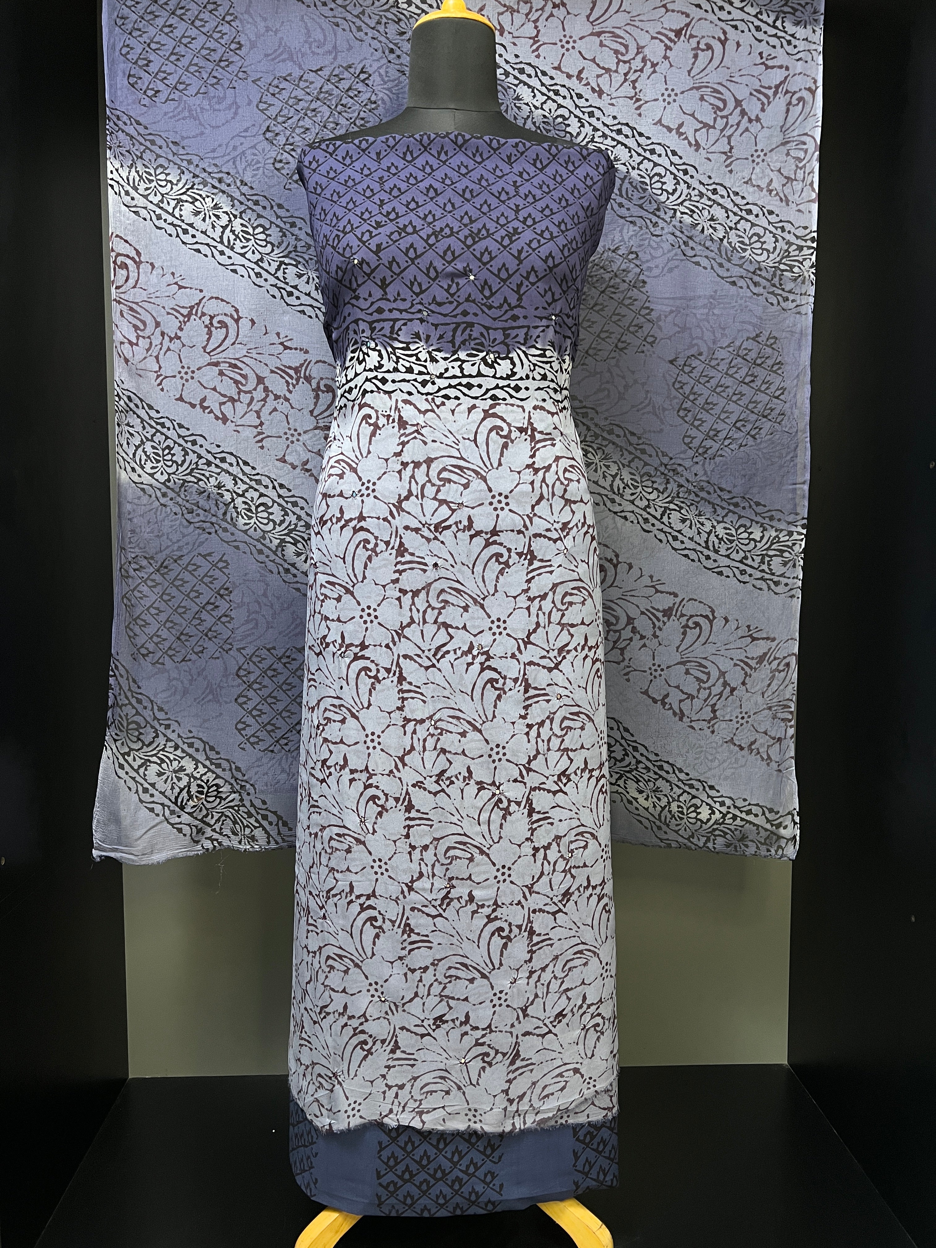 Screen Printed Georgette Salwar Set | SF1130