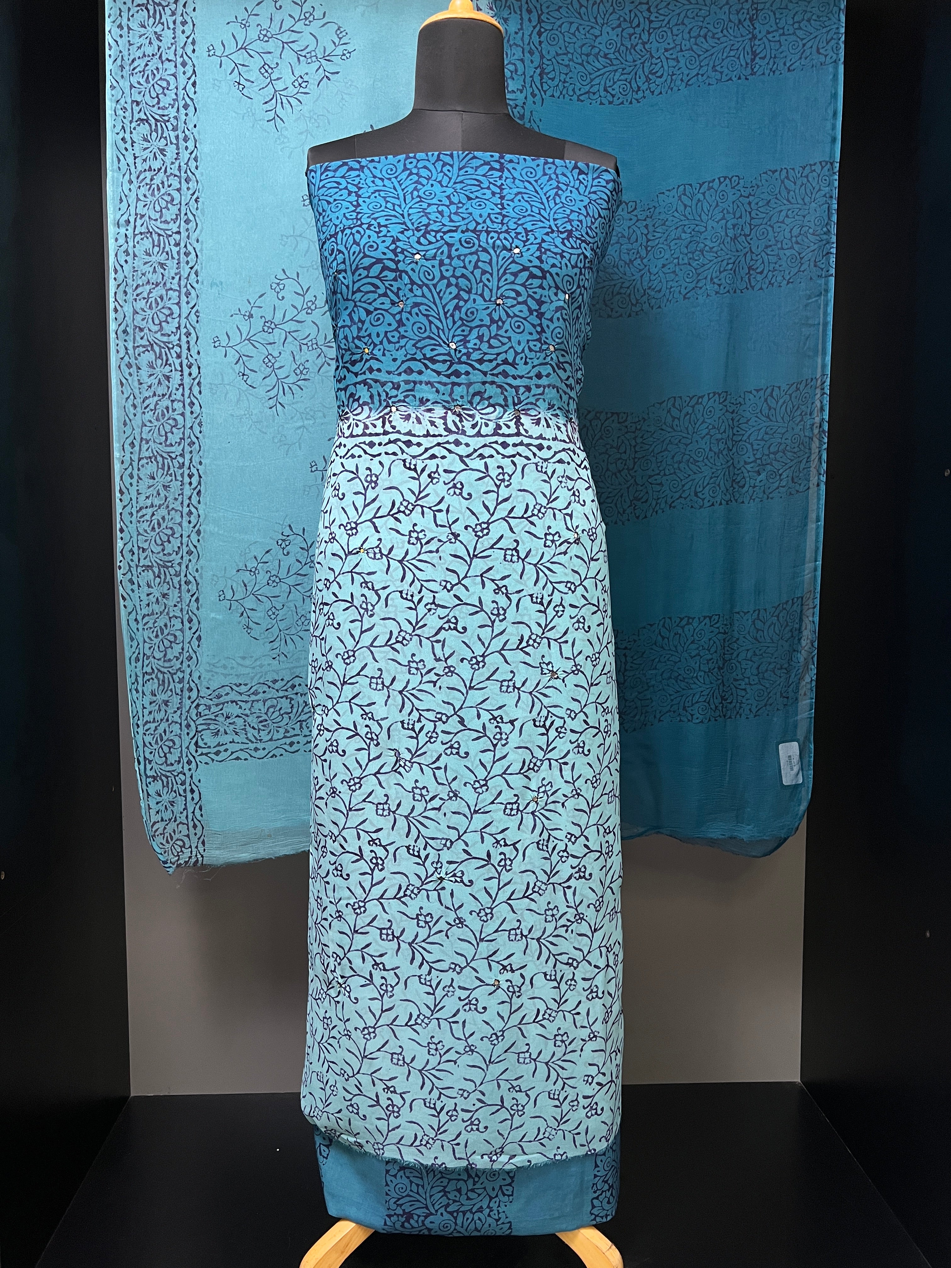 Screen Printed Georgette Salwar Set | SF1131