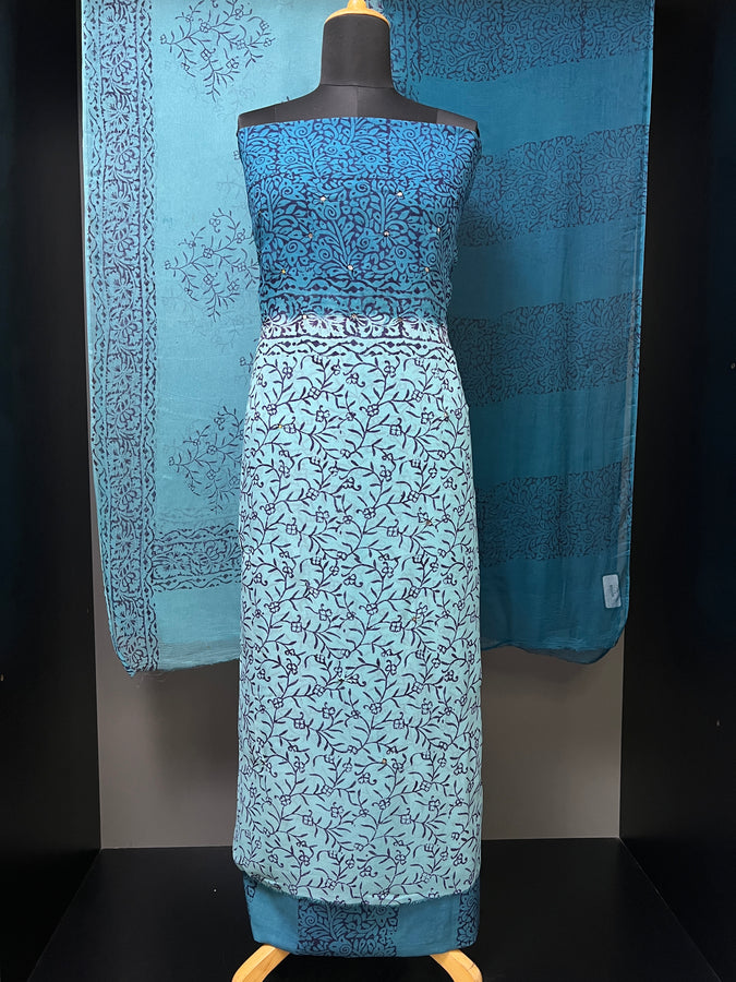 Screen Printed Georgette Salwar Set | SF1131
