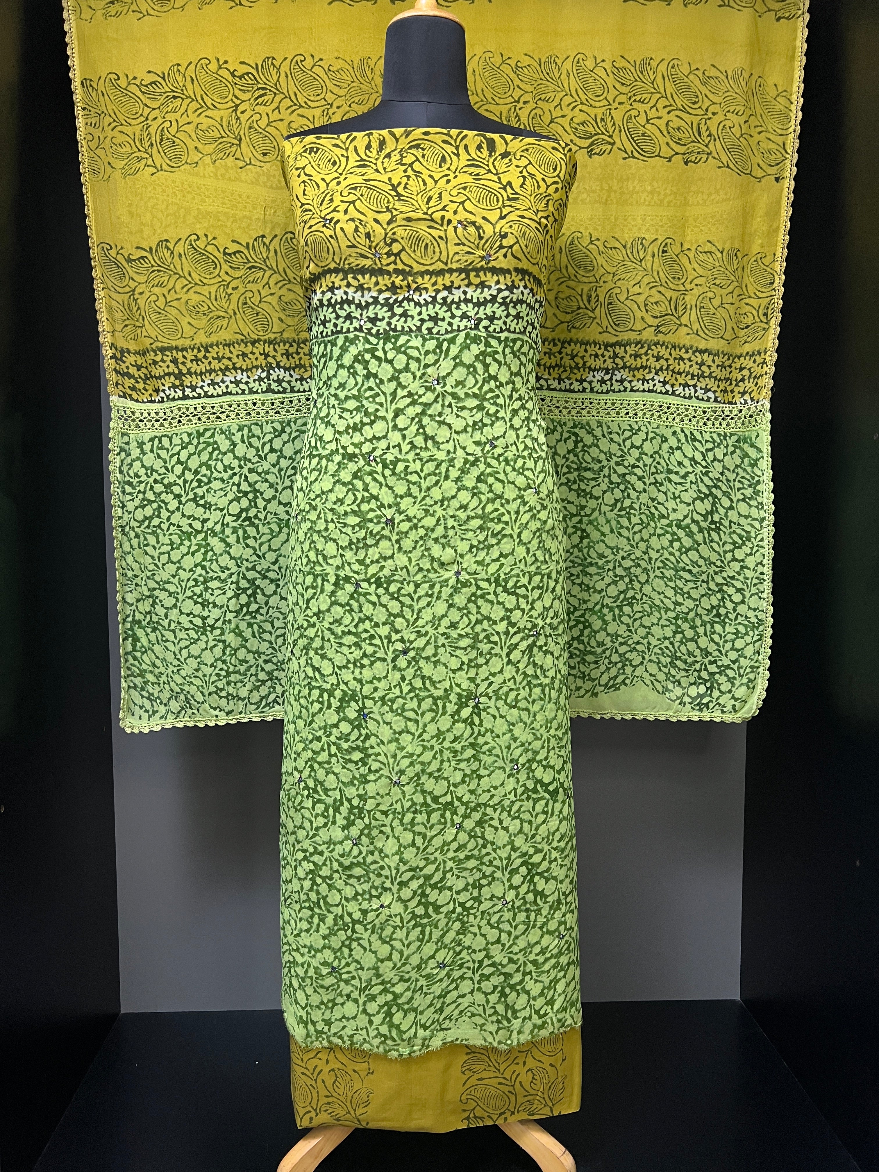 Screen Printed Georgette Salwar Set | SF1132