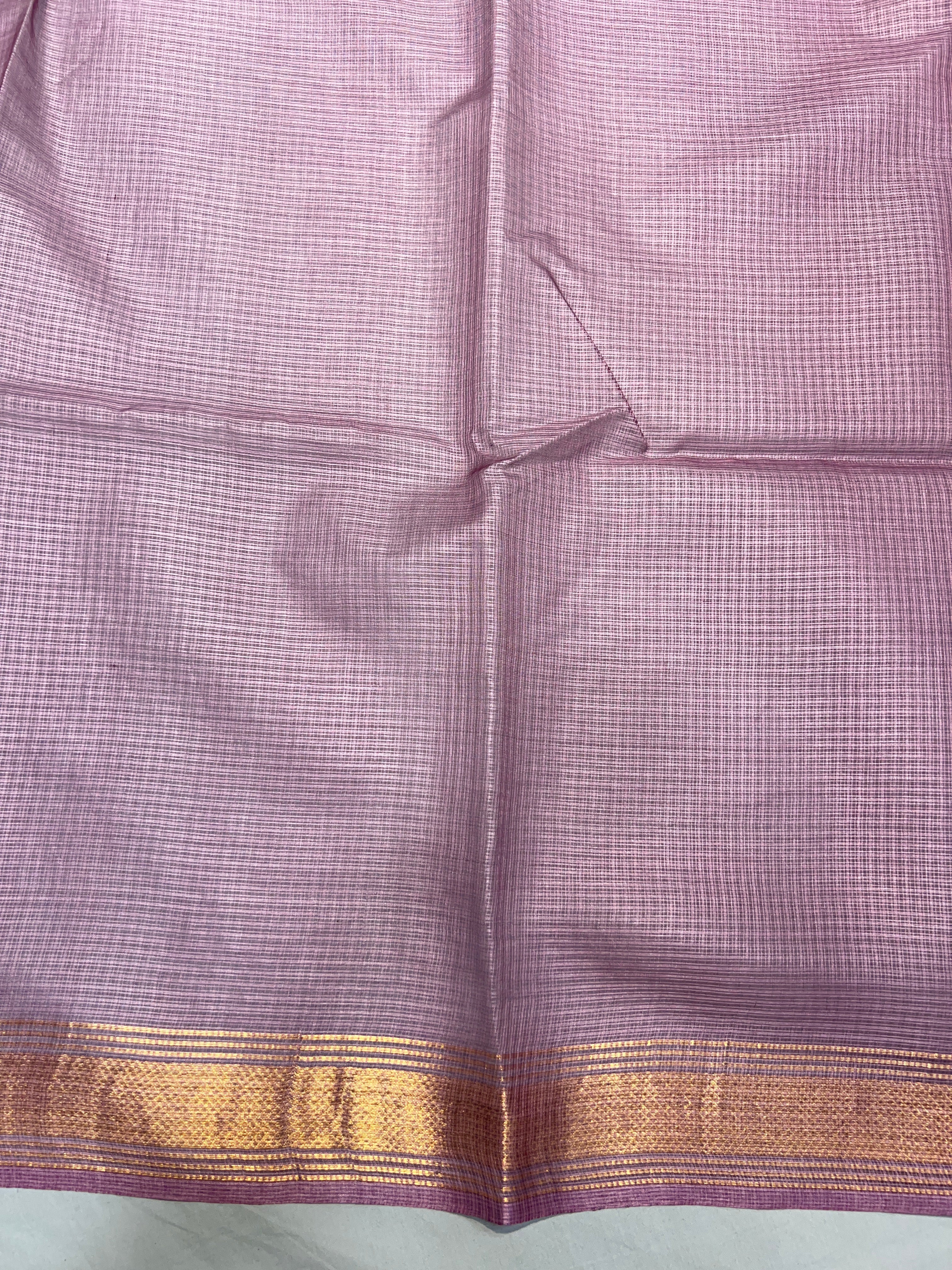 Kota Patterned Tussar Silk Saree | HS1314
