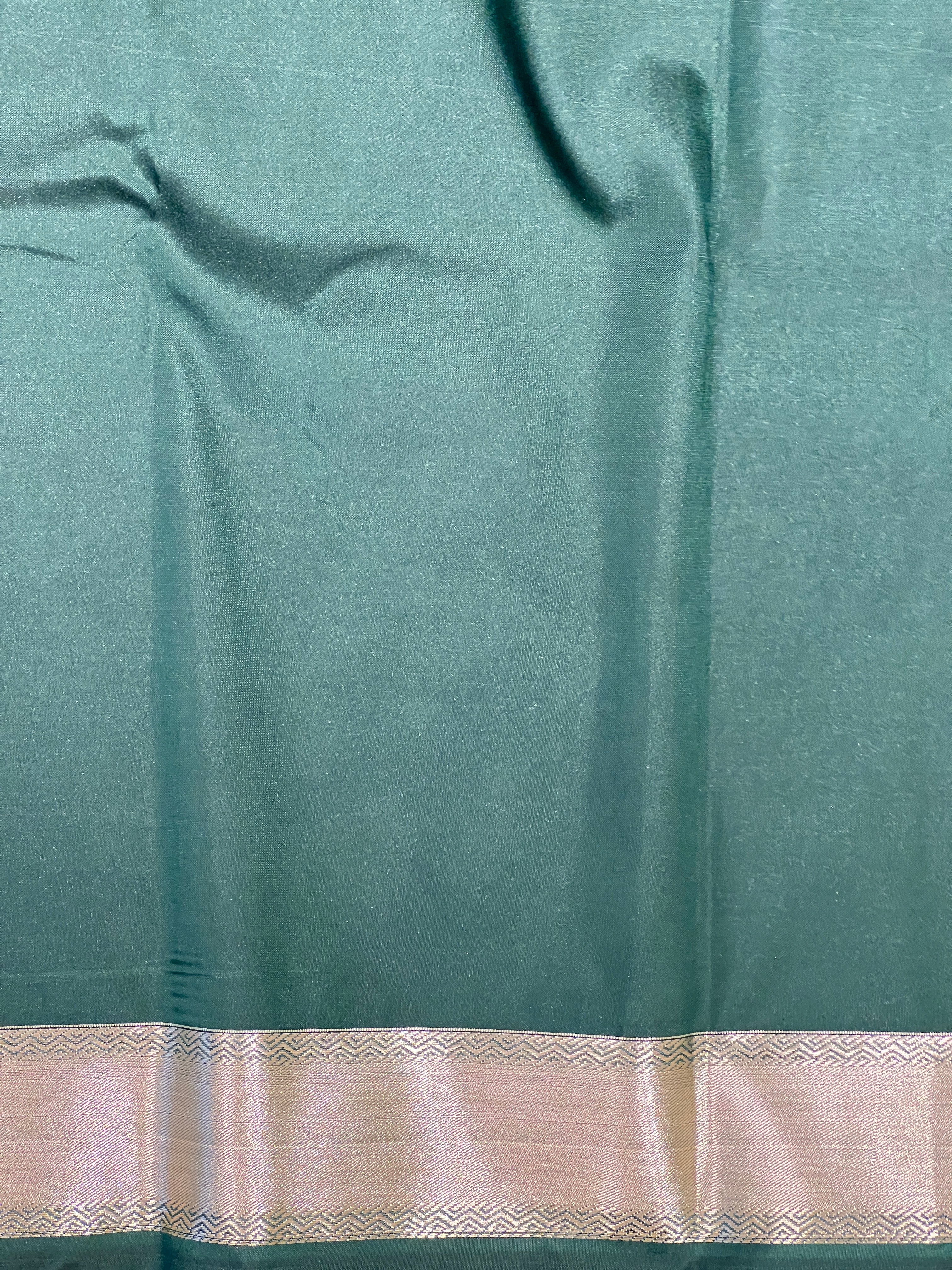 Floral Motif Semi Silk Saree | RVS236