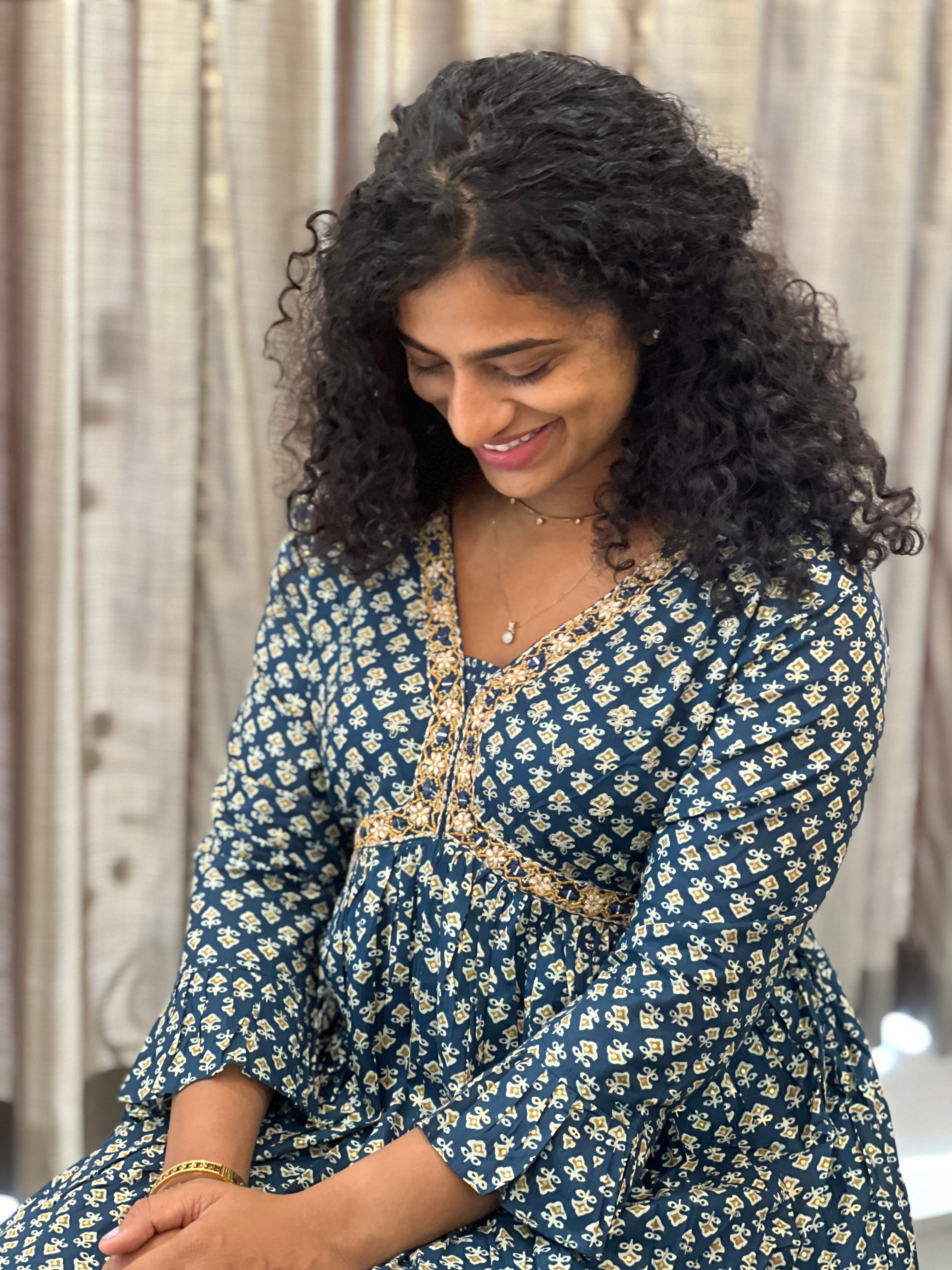 Alia Cut Pattern Cotton Kurta| ABP117