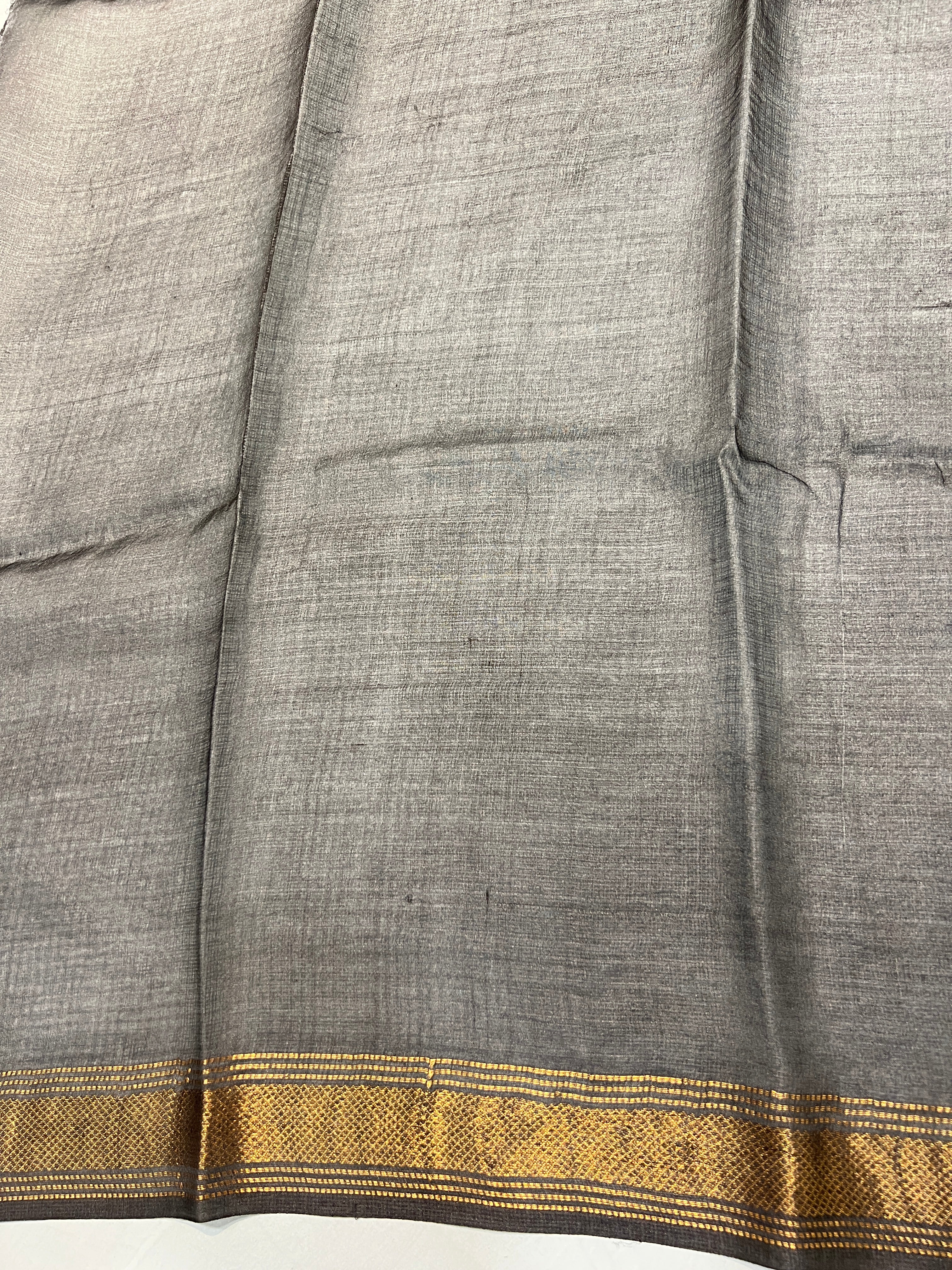 Kota Patterned Tussar Silk Saree | HS1323