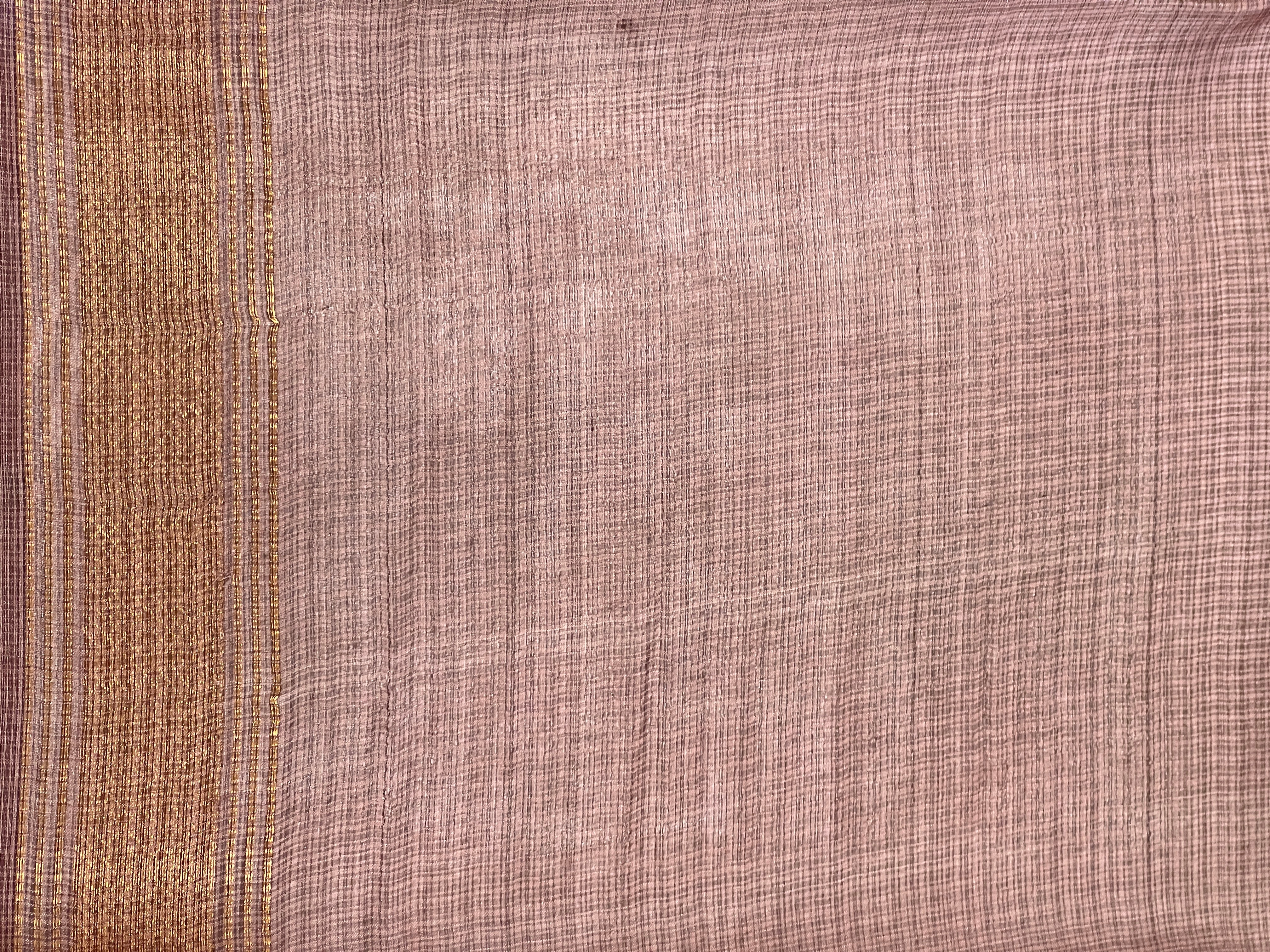 Kota Patterned Tussar Silk Saree | HS1317