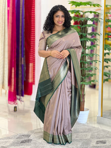 Buta Weaved Semi Silk Saree | KF177