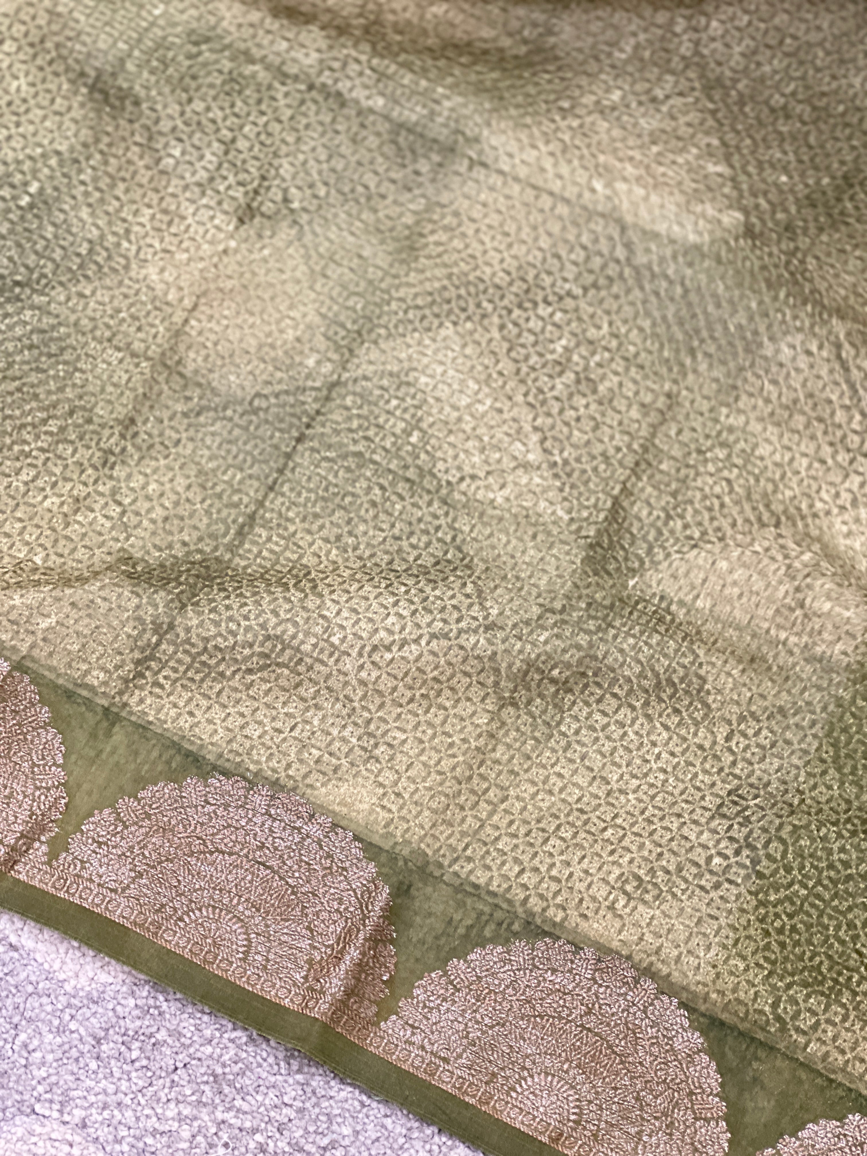 Digital Printed Chanderi Saree | YNG370
