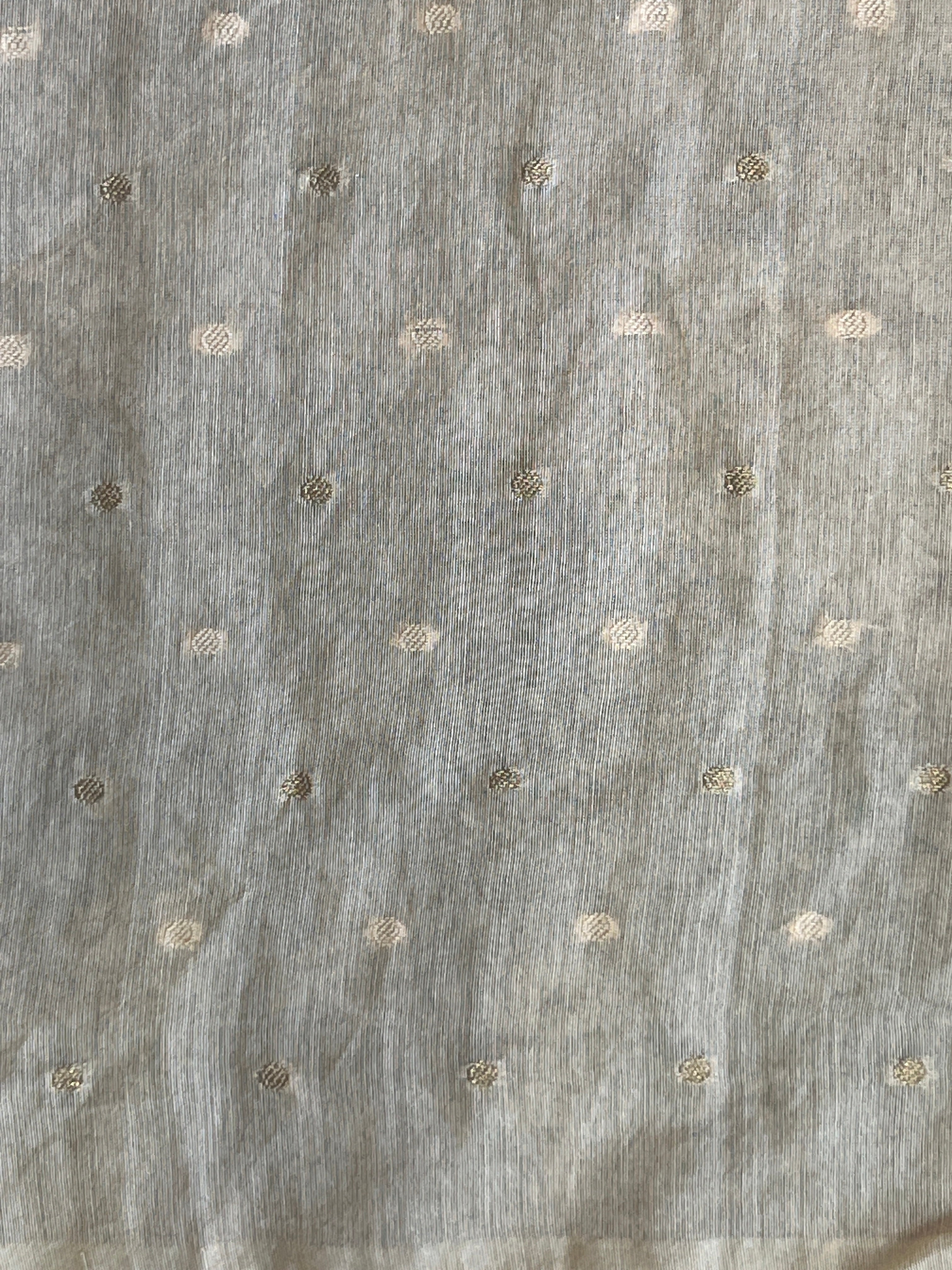 Floral Applique Patterned Organza Saree | MM268