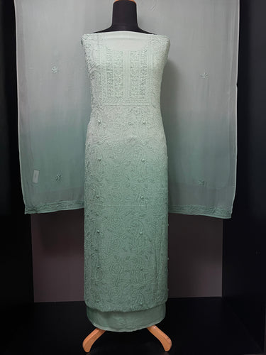 Chikankari Hand Embroidered Georgette Salwar Set | GMA144