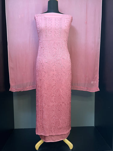 Chikankari Hand Embroidered Georgette Salwar Set | GMA143