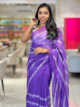 Thread Embroidered Silky Kota Saree | NHH379