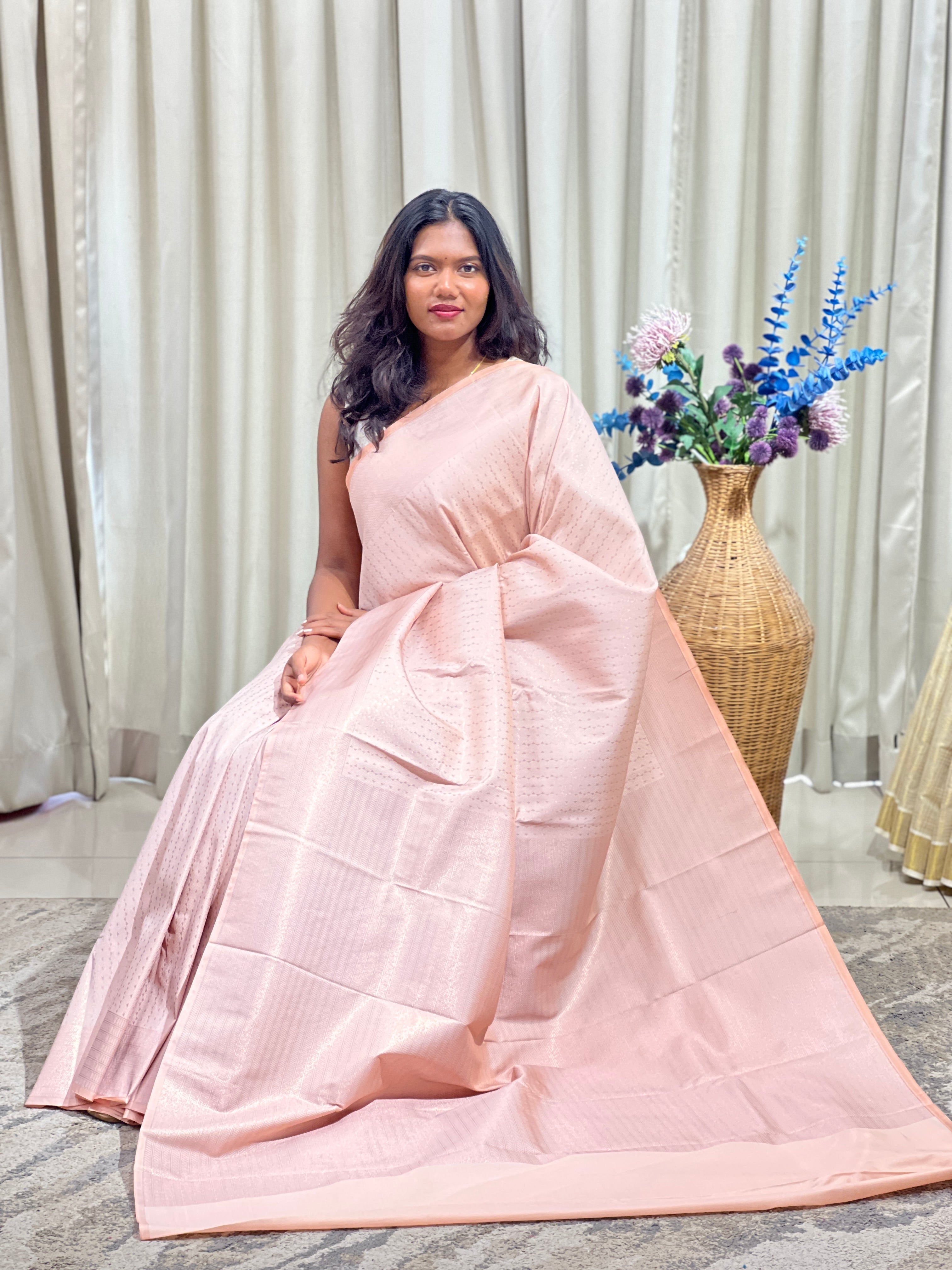 Geometrical Pattern Semi Silk Saree | RVS198