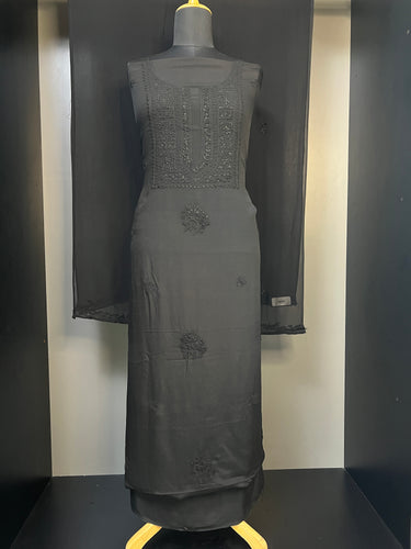 Chikankari Embroidery Detailed Georgette Salwar Set | GMA157