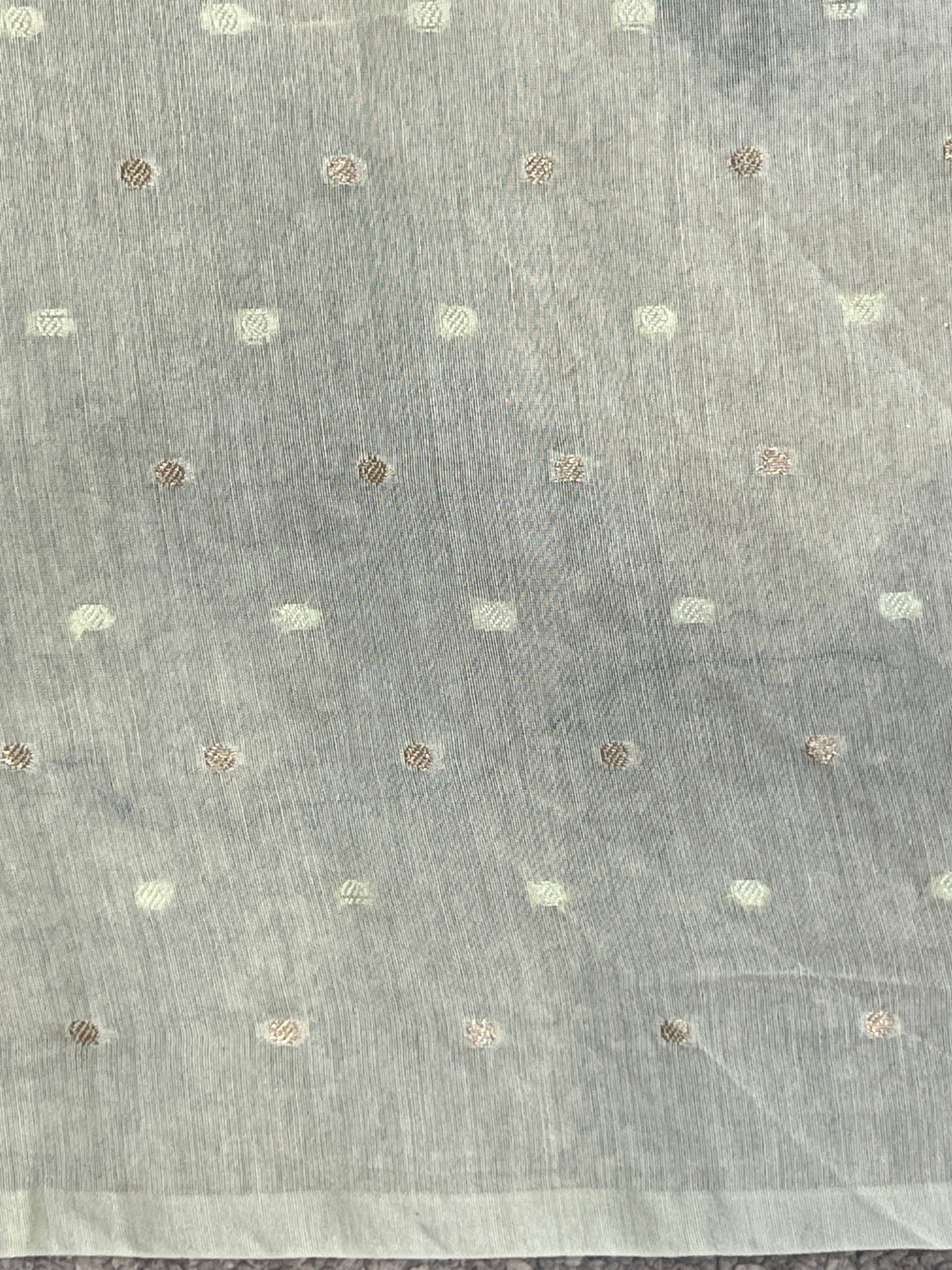 Floral Applique Detailed Organza Saree | MM259