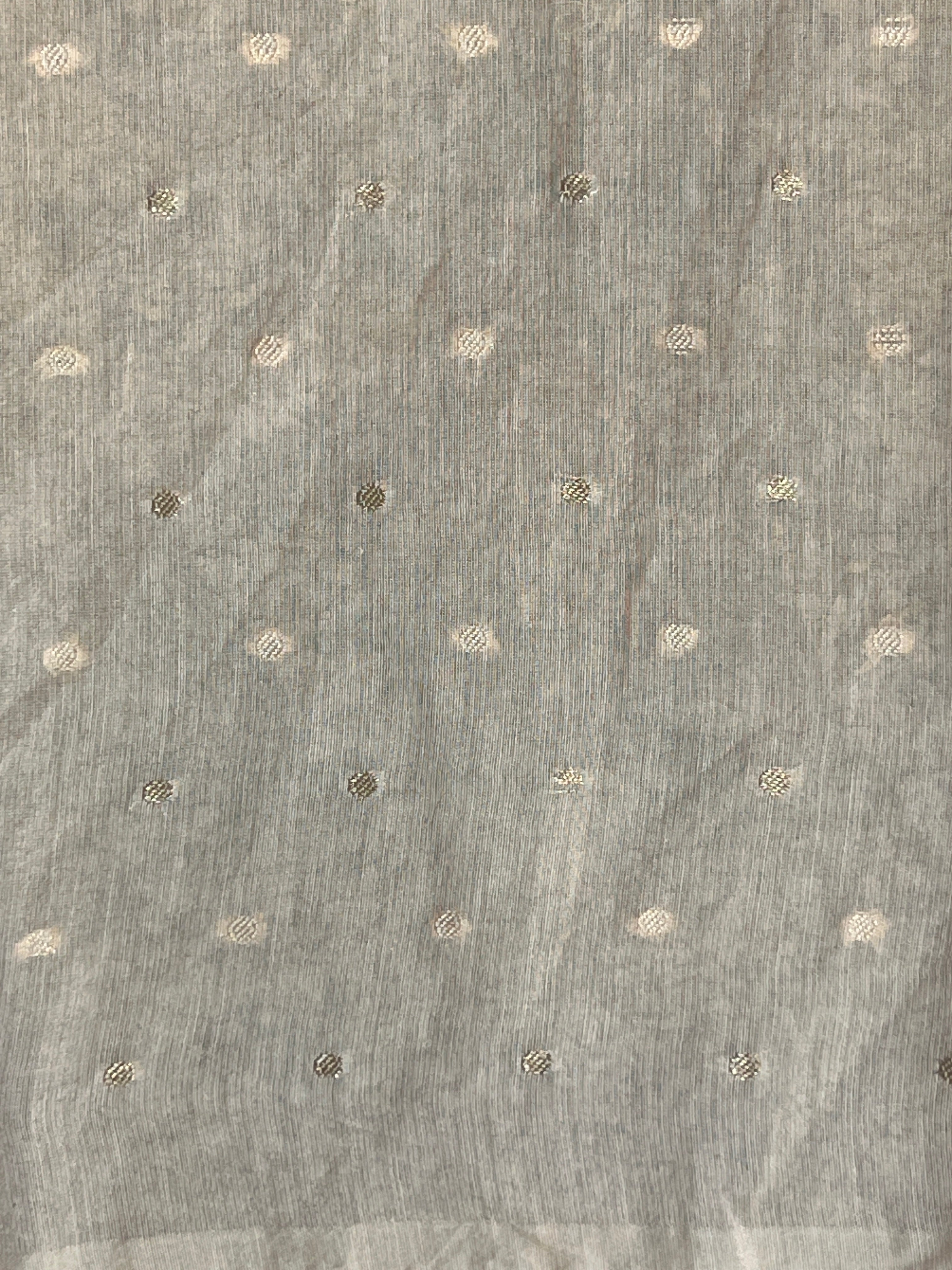 Floral Applique Detailed Organza Saree | MM263