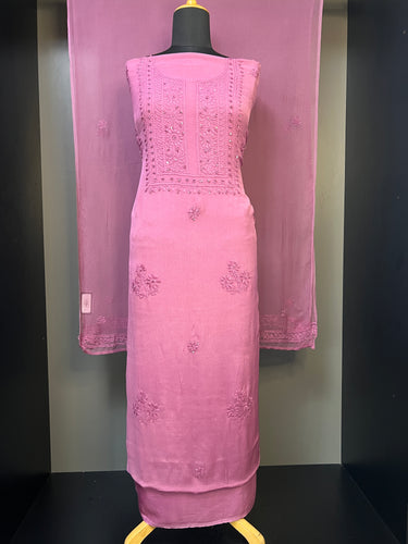 Chikankari With Sequence Detailed Georgette Salwar Set | GMA136