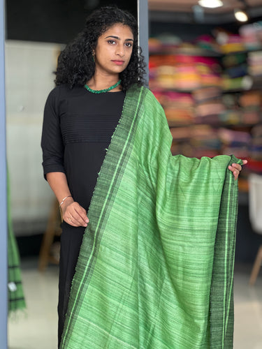 Green Color Geecha Finished Dupatta | AHD227