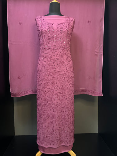 Chikankari With Sequence Detailed Georgette Salwar Set | GMA114