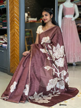 Floral Printed Pattern Semi Silk Saree | DVS124