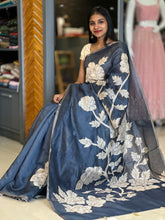 Floral Printed Pattern Semi Silk Saree | DVS124