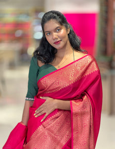 Antique Zari Weaved Silk Saree | NN106