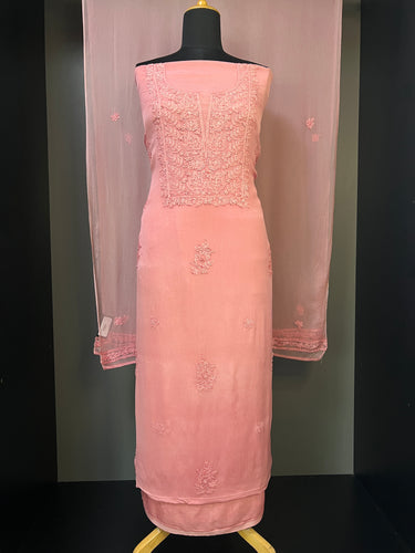 Chikankari Embroidery Detailed Georgette Salwar Set | GMA129
