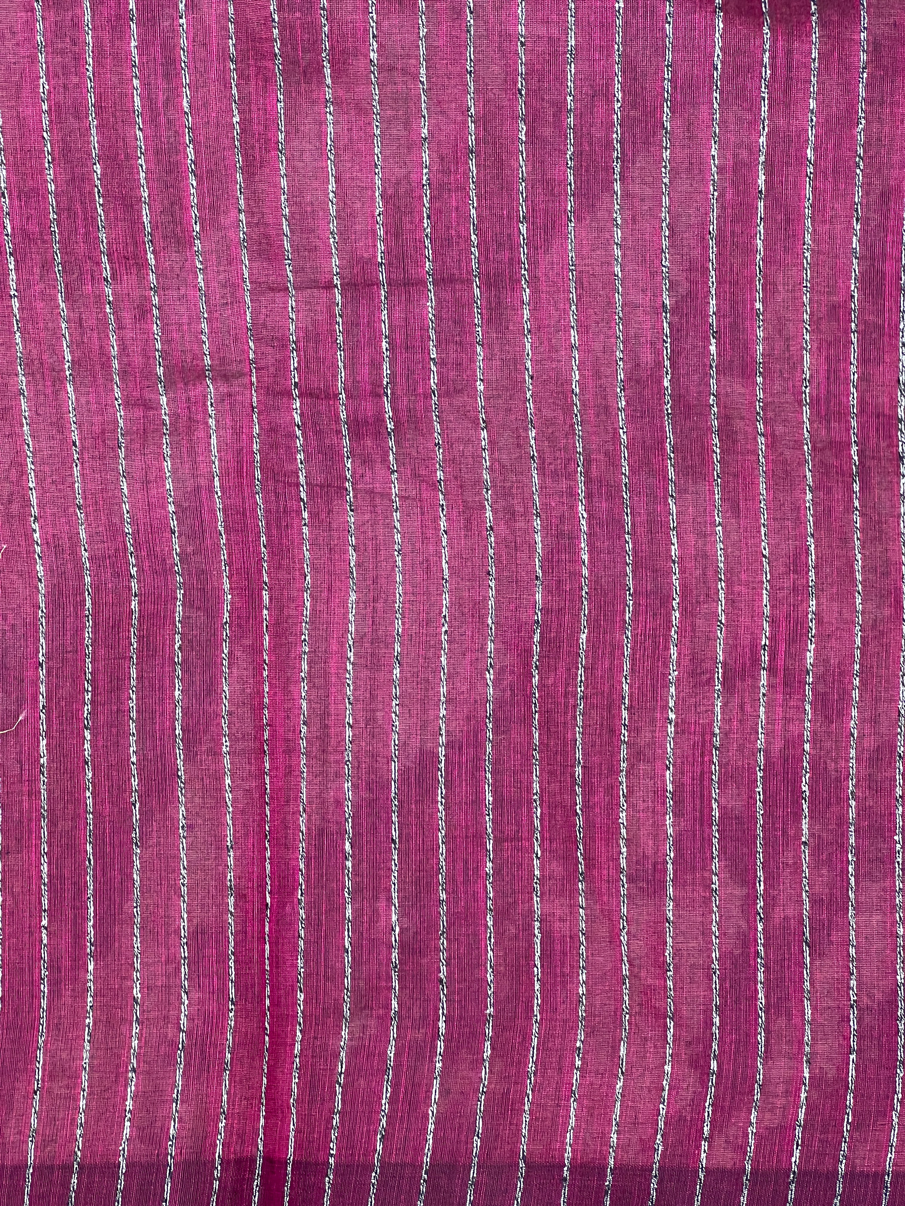 Machine Embroidered Cotton Saree | RVS132