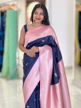 Contrast Border Semi Silk Saree | KF138