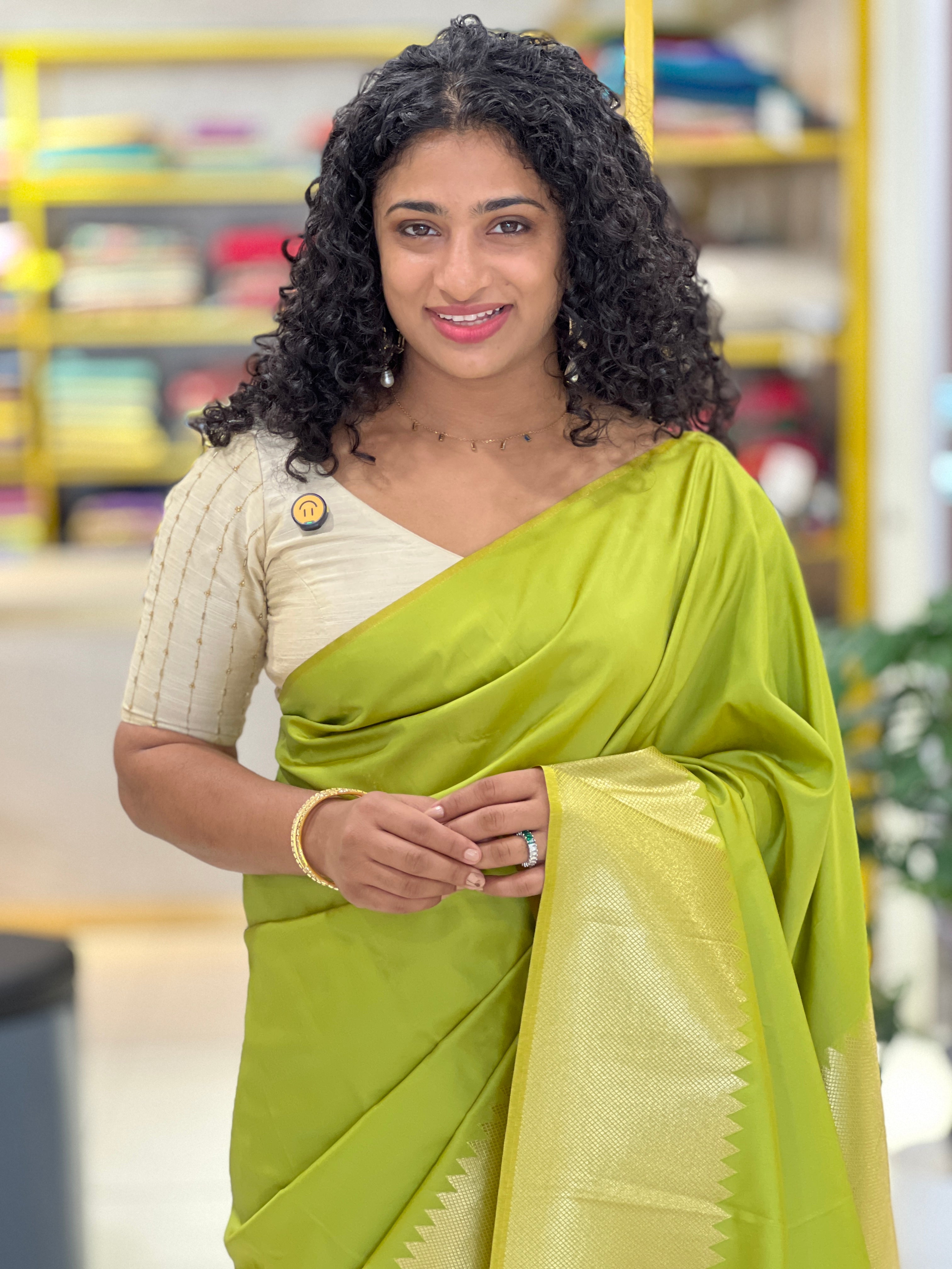Zari Woven semi Silk Saree | KF174
