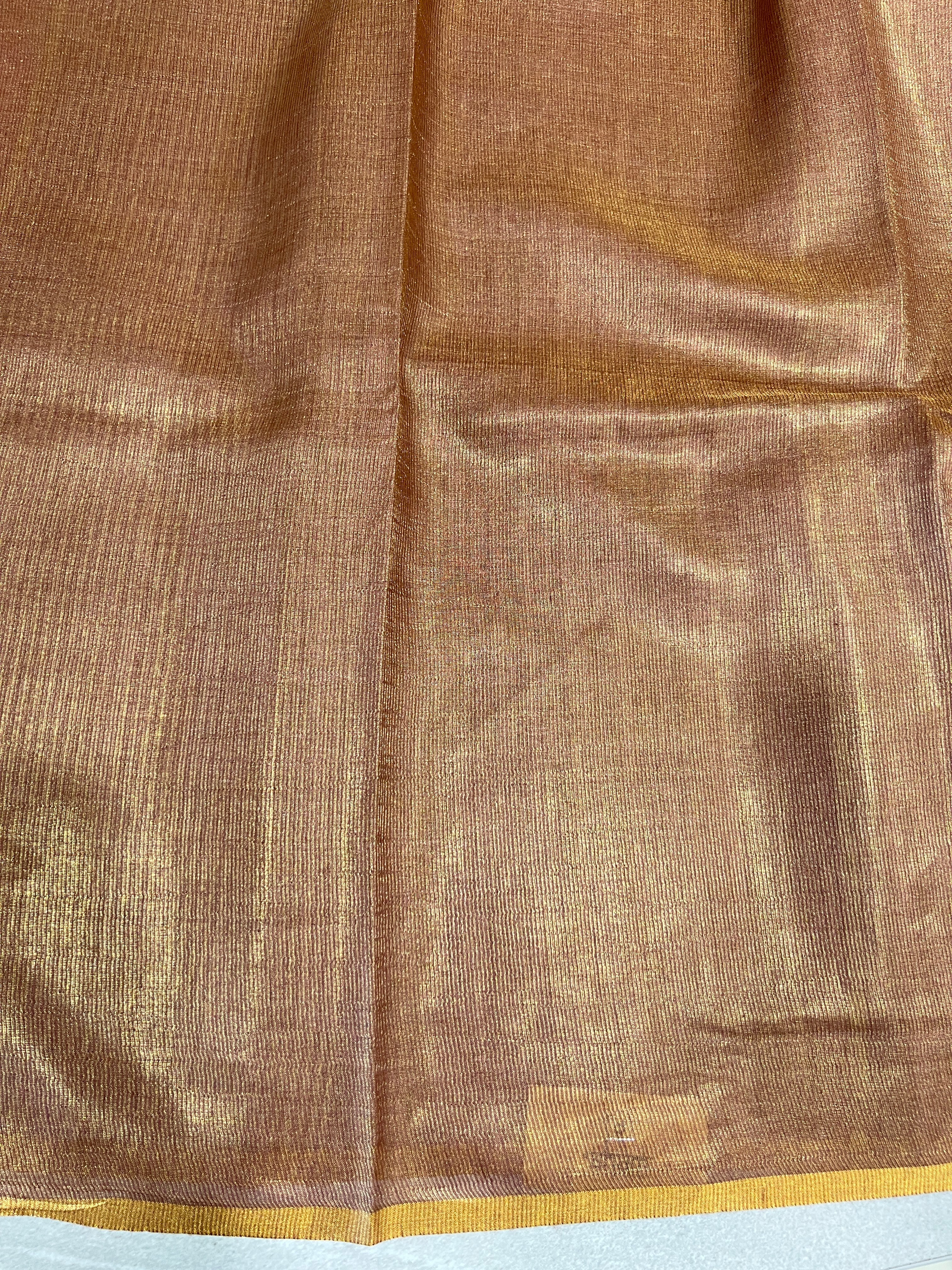 Tissue & Jute Woven Tussar Saree | HS1275