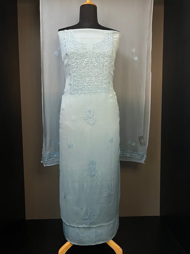 Chikankari With Shaded Patterned Georgette Salwar Set | GMA124
