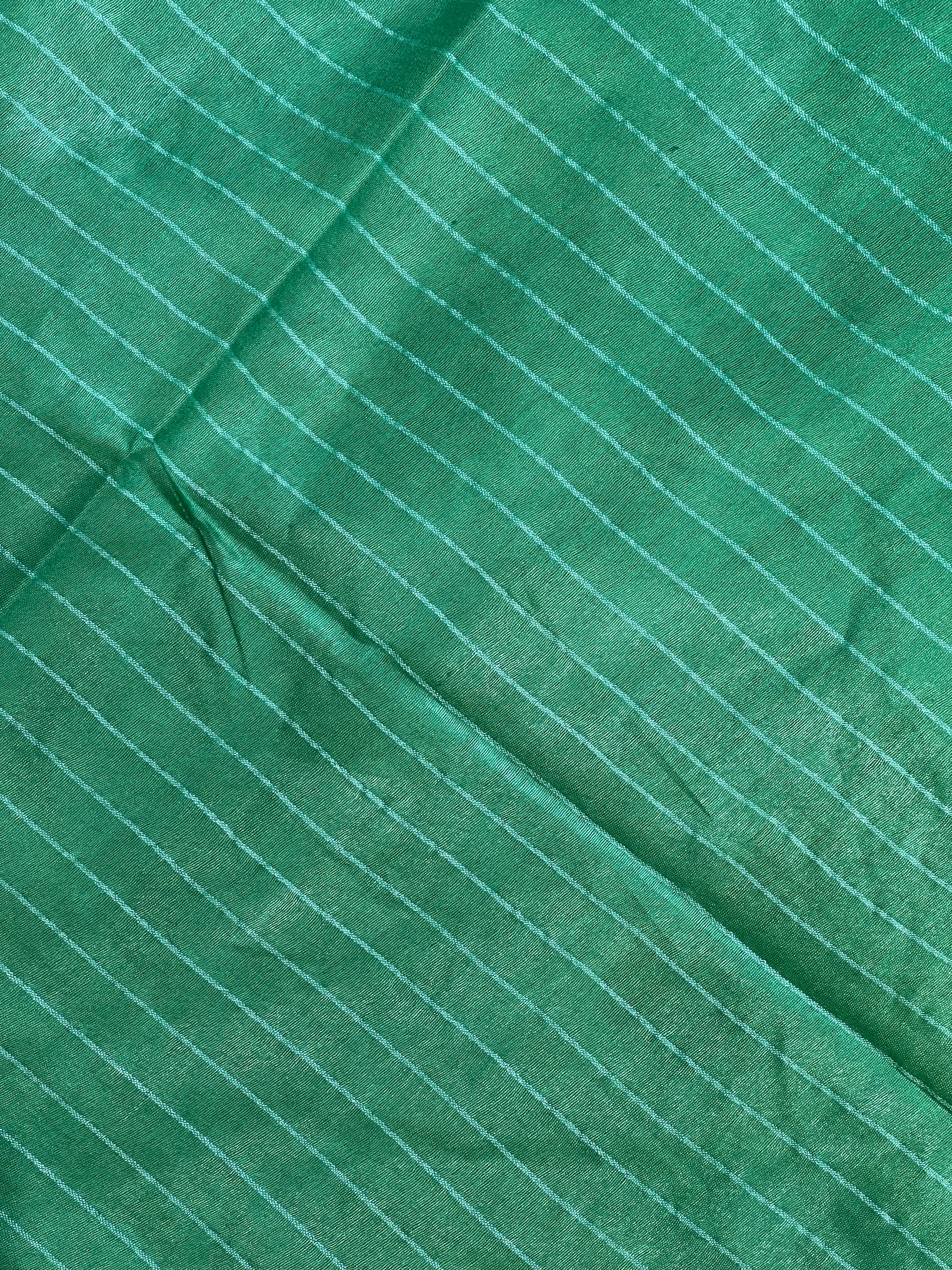 Stripe Pattern With Buta Detailed Bhagalpuri Saree | NHH401